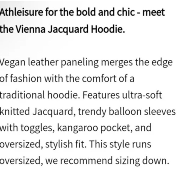 NOLI Brown & Black Chevron Leather Pullover - Picture 4 of 9